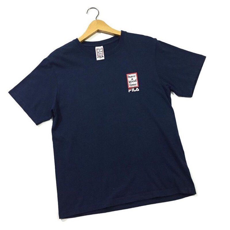 HAVE A GOOD TIME x FILA TEE NAVY