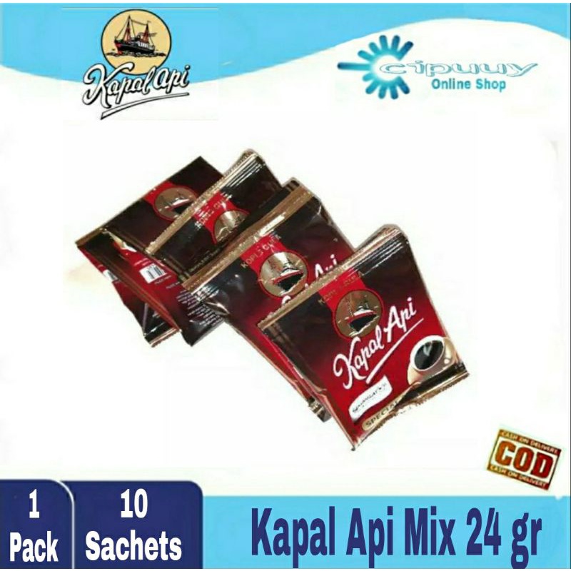 

Kopi Kapal Api Special Mix 24 gram / 1 Renceng isi 10 pcs
