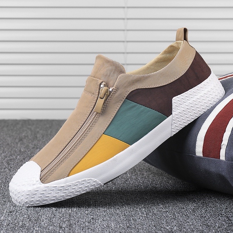 Sepatu Pria Import Sepatu Sneakers Casual Flat Bahan Kanvas