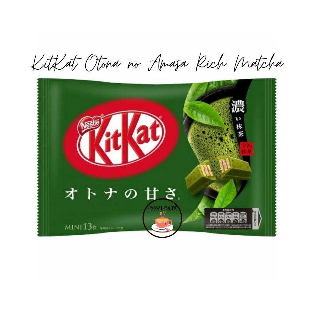 

COKELAT - KITKAT MATCHA GREEN TEA OTONA NO AMASA