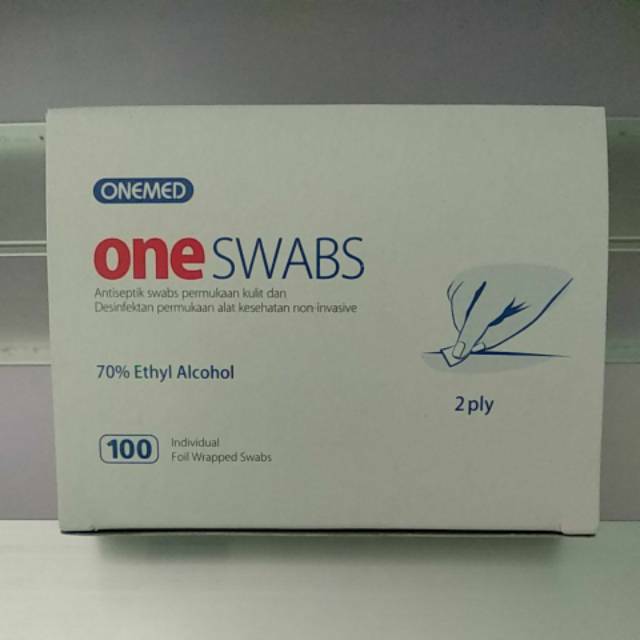 ONESWABS 2PLY TISU ALKOHOL ANTISEPTIK ONEMED