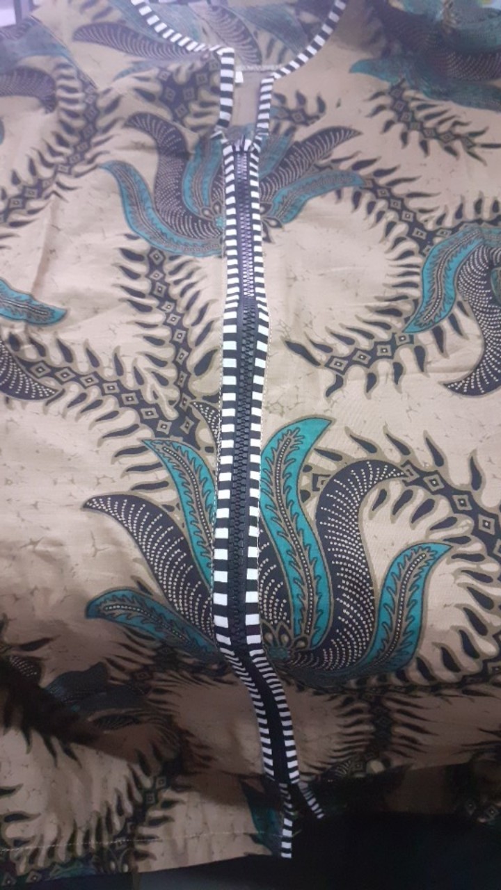 Batik Wanita Asj Sa Hrb02 Kenongo Kemeja Tosca Pendek