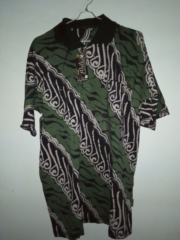 Kaos Polo Kerah Batik Abik / Kaos Polo Kerah Murah Batik / Kaos Kerah Adem Katun Batik