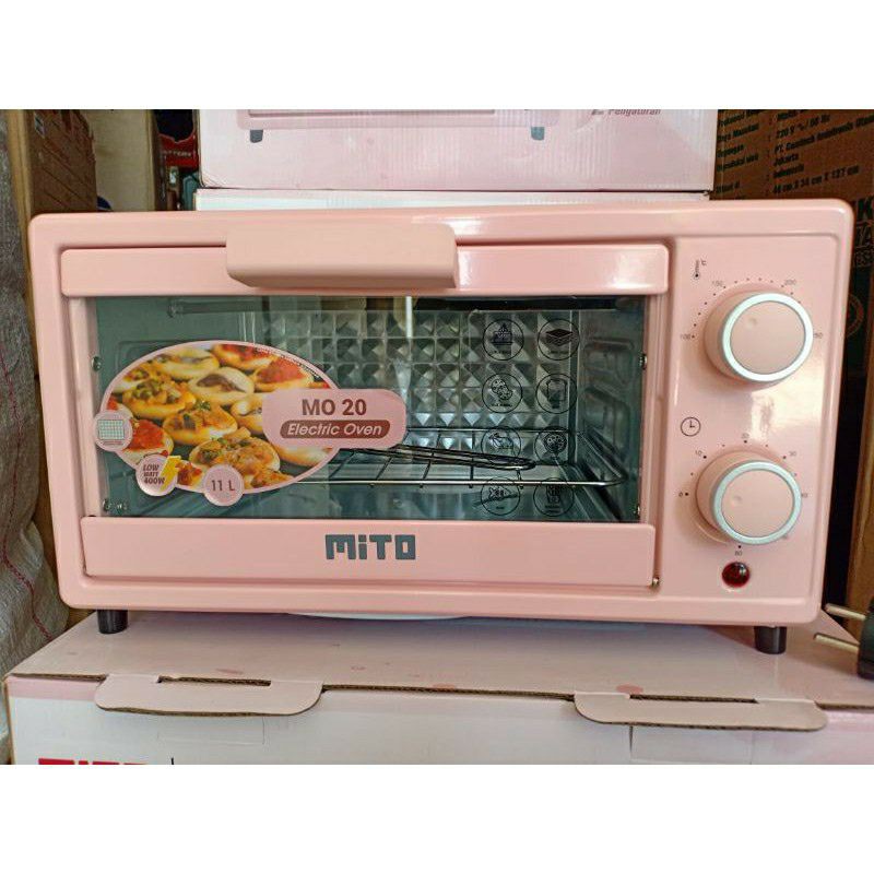 OVEN MITO MINI MO 20 WOOD SERIES DESIGN HANDEL KAYU 11 LT LOW WATT 400 WATTMODEL TERBARU  ORIGINAL GARANSI RESMI