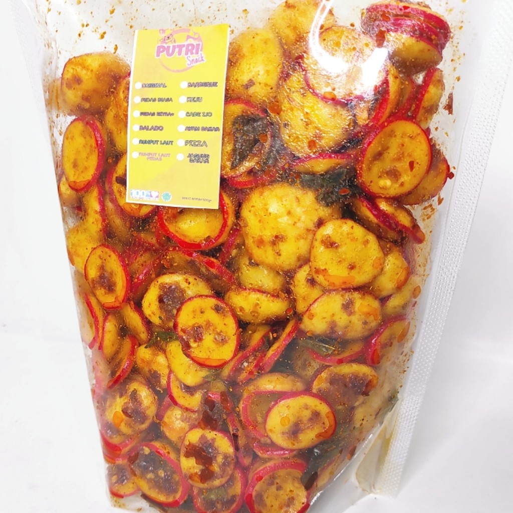 Kerupuk Jengkol Seblak cikruh 500gr Standing Pouch