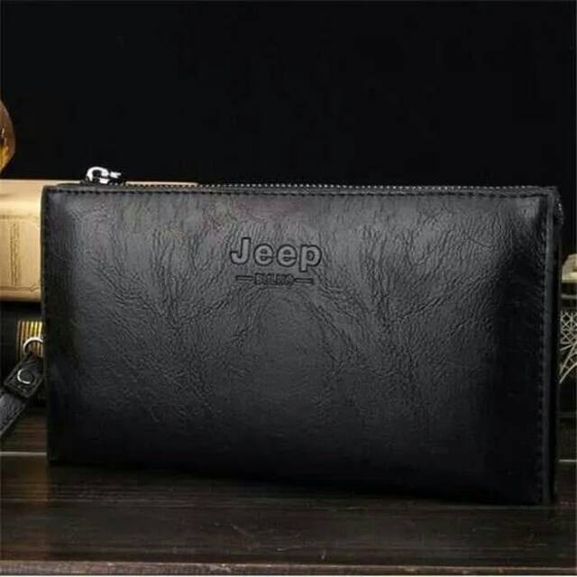 Jeep Buluo Dompet Kulit Panjang Pria Wanita Import