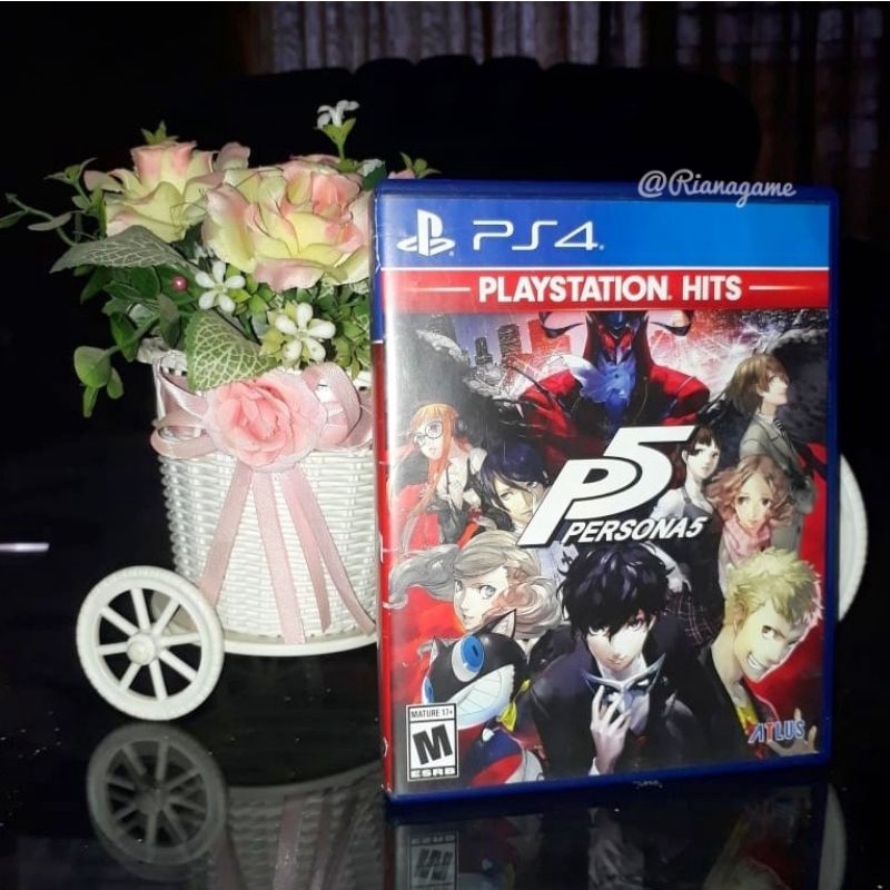 BD Kaset PS4 PS5 Persona 5 Game CD PS 4 Bekas Second Original Playstation 4 JRPG