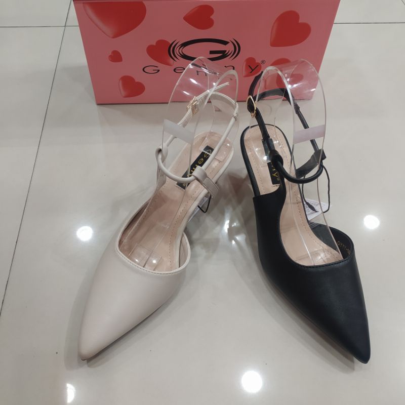 sepatu selop Genny Heels 5cm model terbaru
