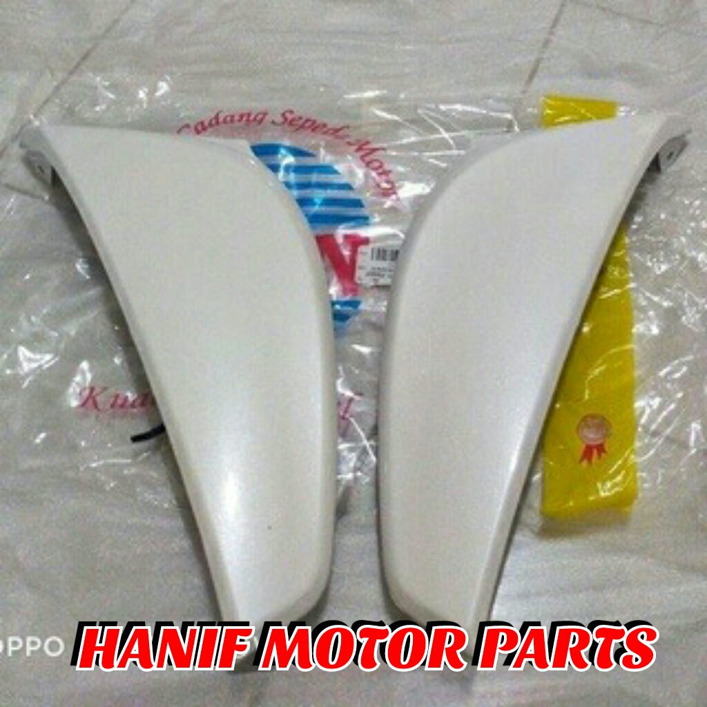 Cover Body Sayap Depan yamaha mio J warna Putih / Sayap Depan mio j warna putih