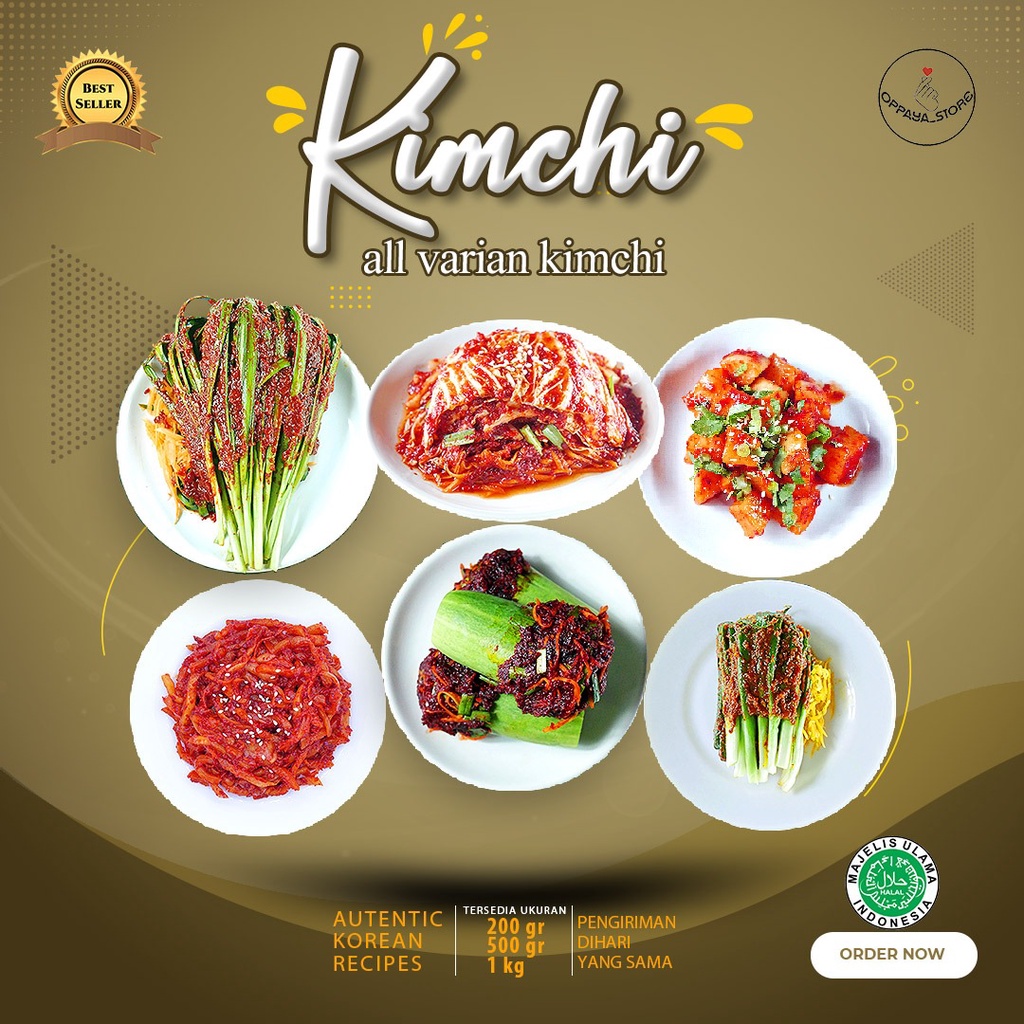 

Oppaya Store - Kimchi 200 Gram Fresh Makanan Korea Kimchi Halal Korea