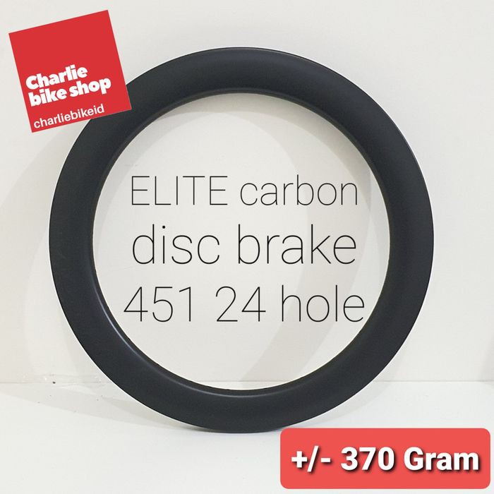 JK074 Rim ELITE Carbon Disc Brake 20 451 Ban 22 24 Hole 370 Gram