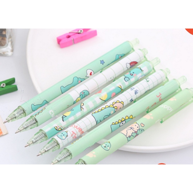 A122 BALLPOINT DINOSAURUS disney pulpen tinta biru hitam lucu imut atk alat tulis kantor buku pensil penghapus tipe tip x spidol highlighter surat remaja kertas menggambar sekolah perlengkapan cute murah penggaris aksesories aksesoris stationery plastik