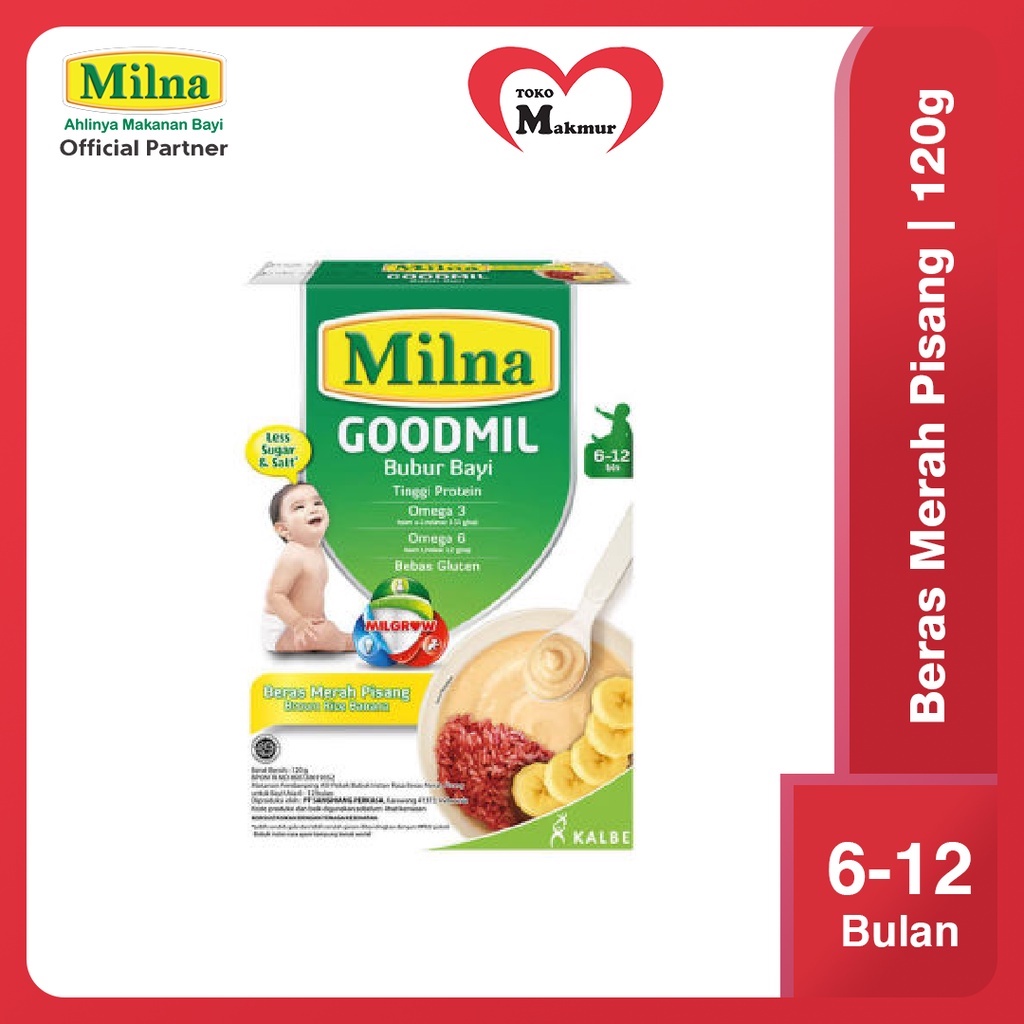 Milna Bubur Goodmil 120 Gram / Toko Makmur Online