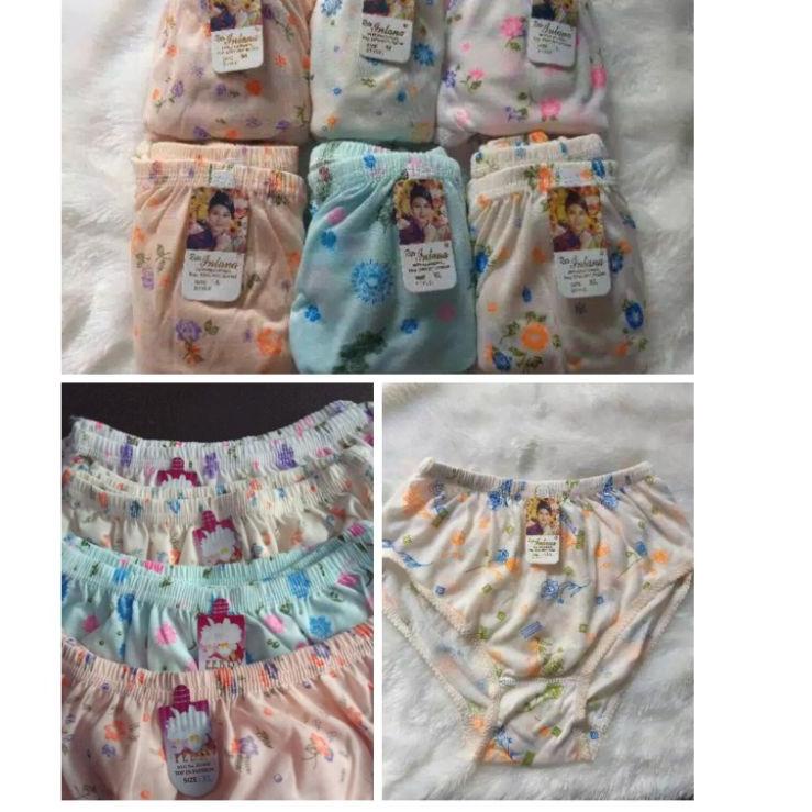 [PRODUK RPZLW] Grosir Celana Dalam Wanita Cewek Anak Dewasa Jumbo Kain Kaos Lusinan Kediri 9N0