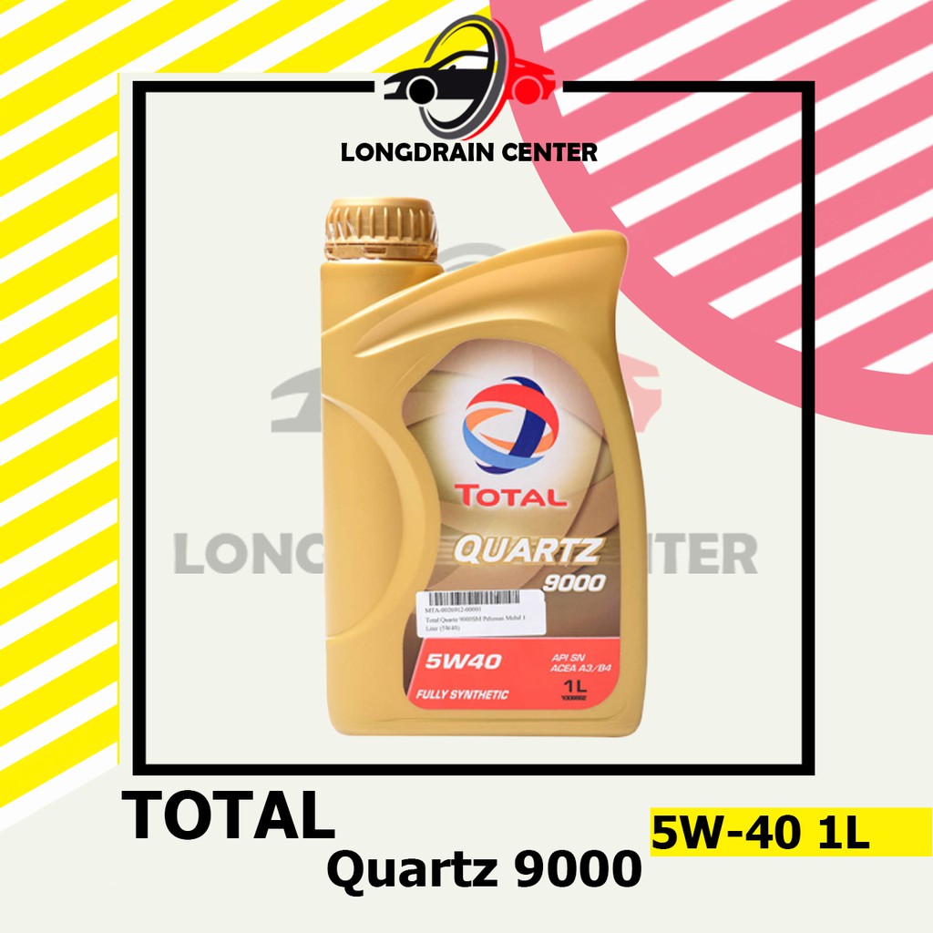 Oli Total Quartz 9000 5w40 1 Liter