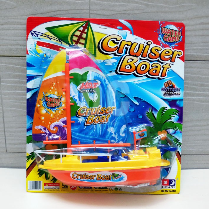 Cruiser Boat Mainan Kapal Pesiar Perahu Layar