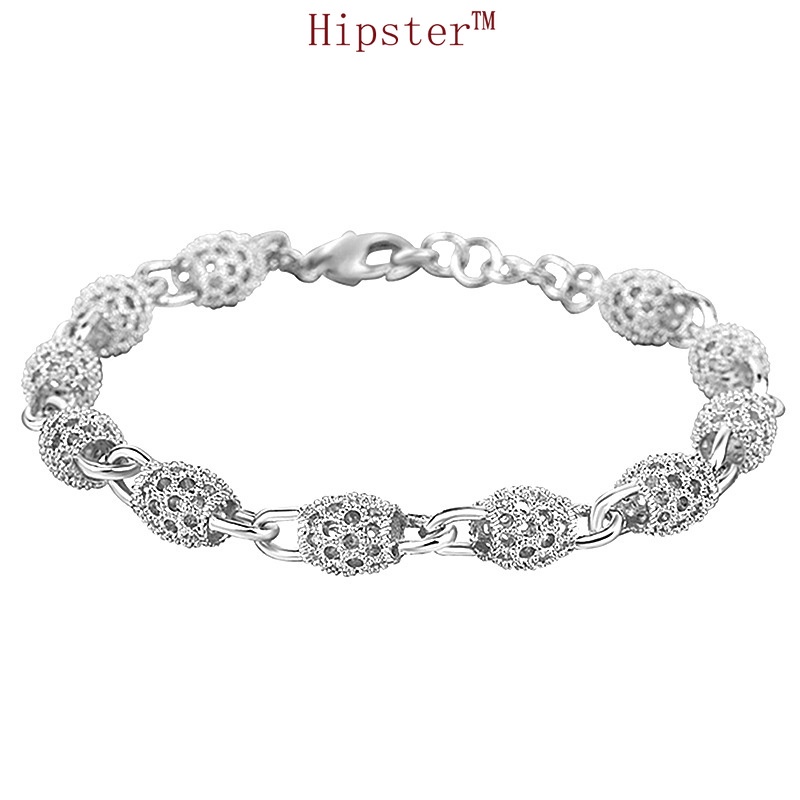 Top-Selling Product Fashion New Creative Oval Hollow Carved Personalized Bracelet