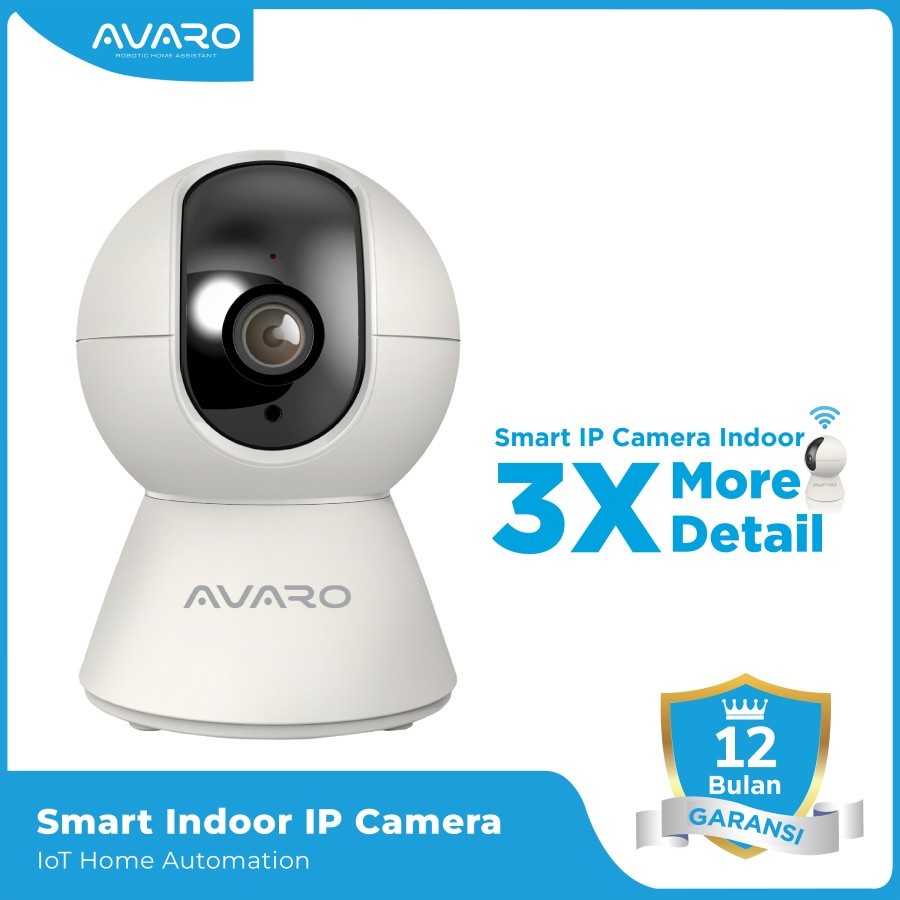 AVARO Smart Indoor PTZ IP Camera CCTV Wifi IoT Home Automation