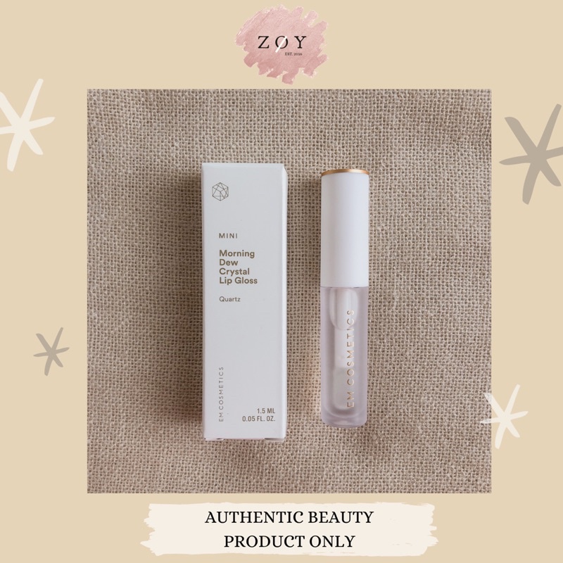 EM Cosmetics Morning Dew Crystal Lip Gloss 1.5ml