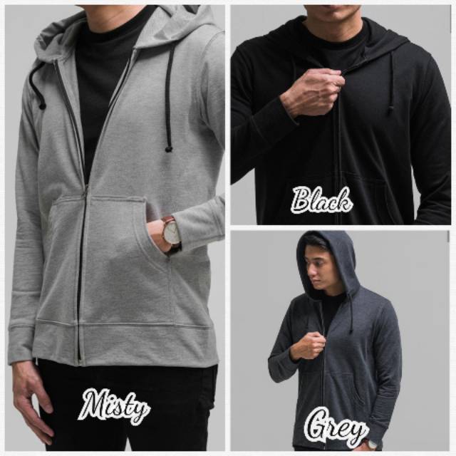 Basic Zip Hoodie Khayr by AA Atelier Angelina