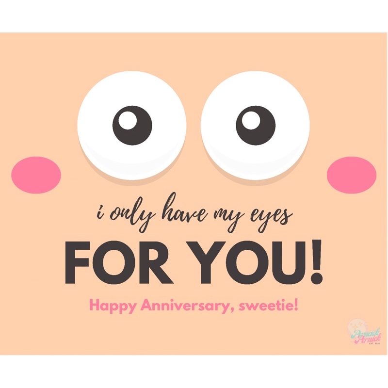 HAPPY ANNIVERSARY CARD // KARTU UCAPAN ANNIVERSARY