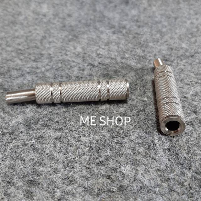 Sambungan jack mic - kontra akai mono trs 6.5mm - soket akai mono