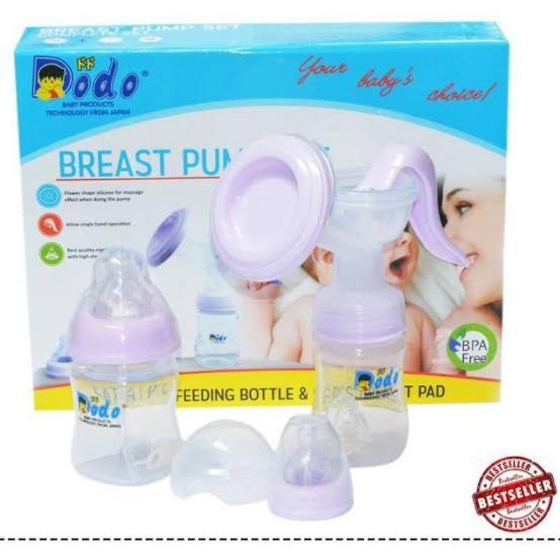 Dodo Baby Breast Pump Set Manual - Dodo Pompa Asi Manual - Manual Breastpump Set