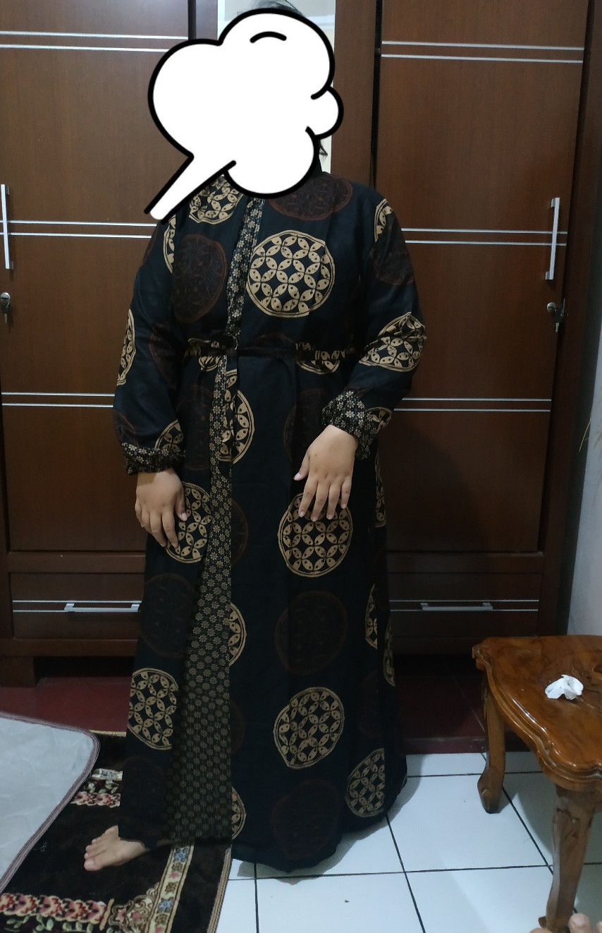 Gamis Batik Manggar, Padi,sekar,cantik,kubis,kipas,daun,kupu,nadine,gendis