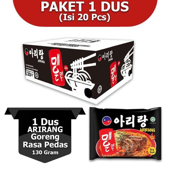 

Terlaris# Arirang Goreng Rasa Pedas 130G (1 Dus = 20 Pcs Harga Grosir)