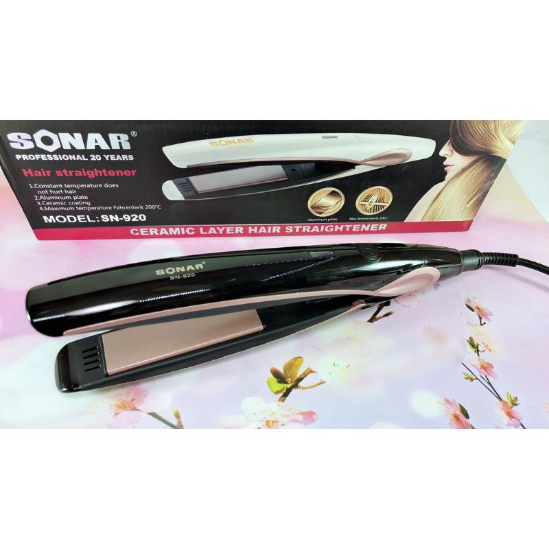 Catokan Sonar SN-920 ,Catok 2in1 LURUS &amp; CURLY 100% ORIGINAL , Design//Alat pelurus rambut