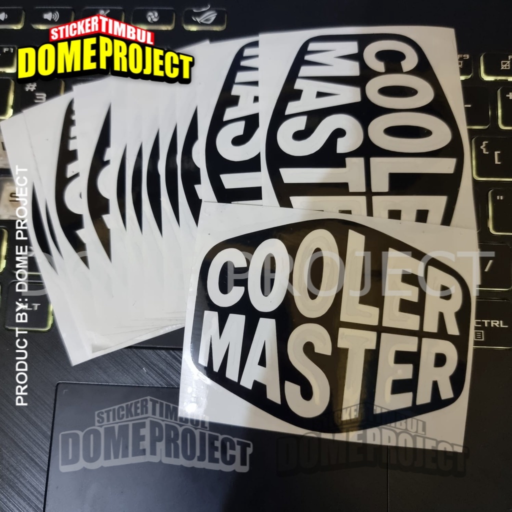 STIKER CUTTING MOTOR LAPTOP PC LOGO COOLER MASTER STICKER AESTHETIC IMPORT KEREN