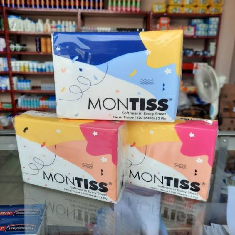 ( 120 Sheets ) Montiss Facial Tissue 2Ply