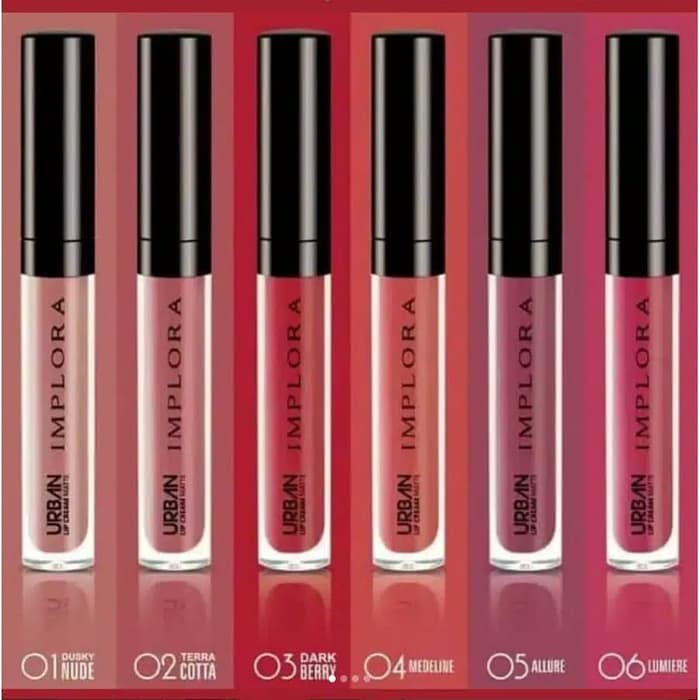 Implora Lip Cream Matte Warna Variant Lengkap