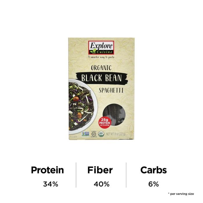 

Organic Black Bean Spaghetti Explore Cuisine 200 g Best Seller