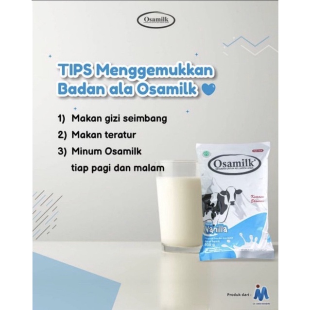 OSAMILK susu penggemuk Badan(BPOM) 500 gram