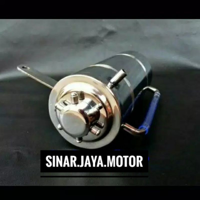 Tabung / Botol Oli Samping / Radiator Chrome Crome Stainles Ninja R RR Satria F1 Zr Rx king  Dll