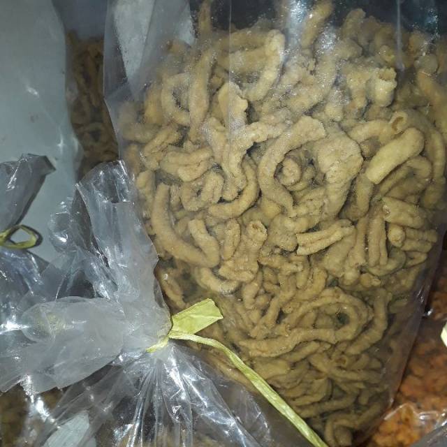 

Kripik usus ayam krispi renyah original 250 gram