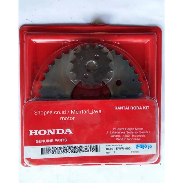 GEAR SET HONDA REVO ABSOLUTE BLADE ORIGINAL HONDA AHM