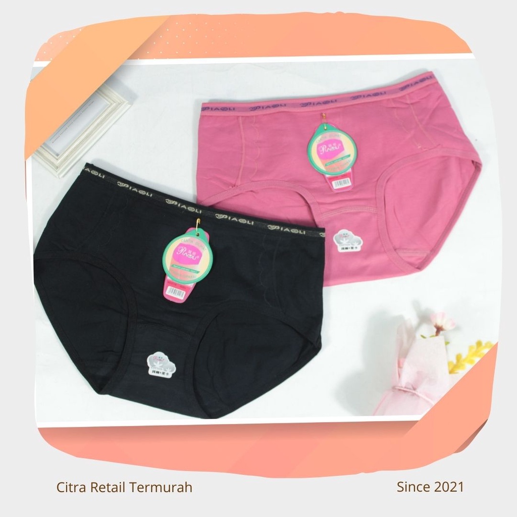 Celana Dalam Wanita Import Piaoli Premium | CD Wanita Celana Dalam Cewek Undies - 1pcs Piaoli art 2112 art 2118