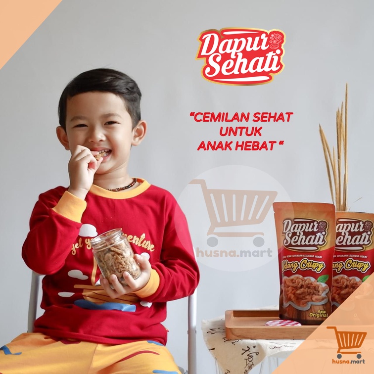 Cemilan Sehat Udang Crispy Dapur Sehati 80gr Non MSG