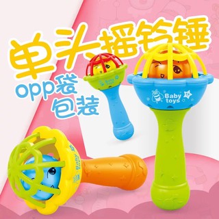 Mainan Kerincingan Bayi  teether rattle stick mainan 