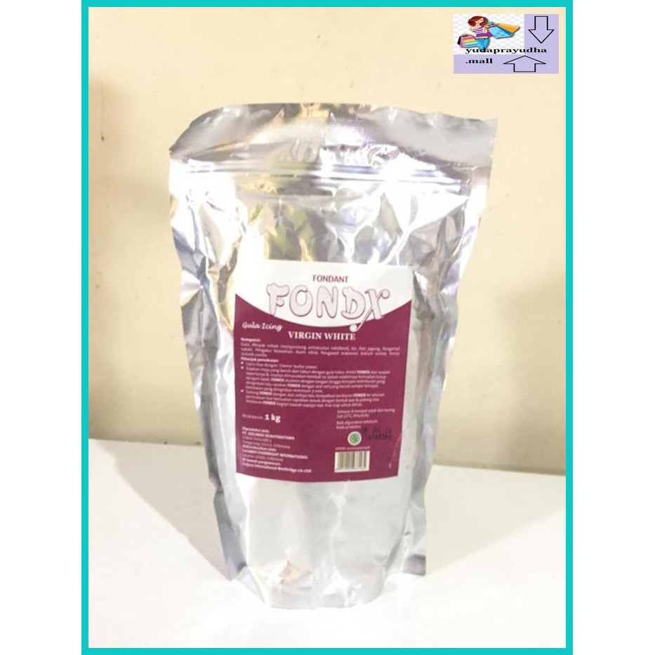 

54Etr7U- Fondx Virgin White 1Kg - Fondant Putih 1Kg 9Uhhjt7-
