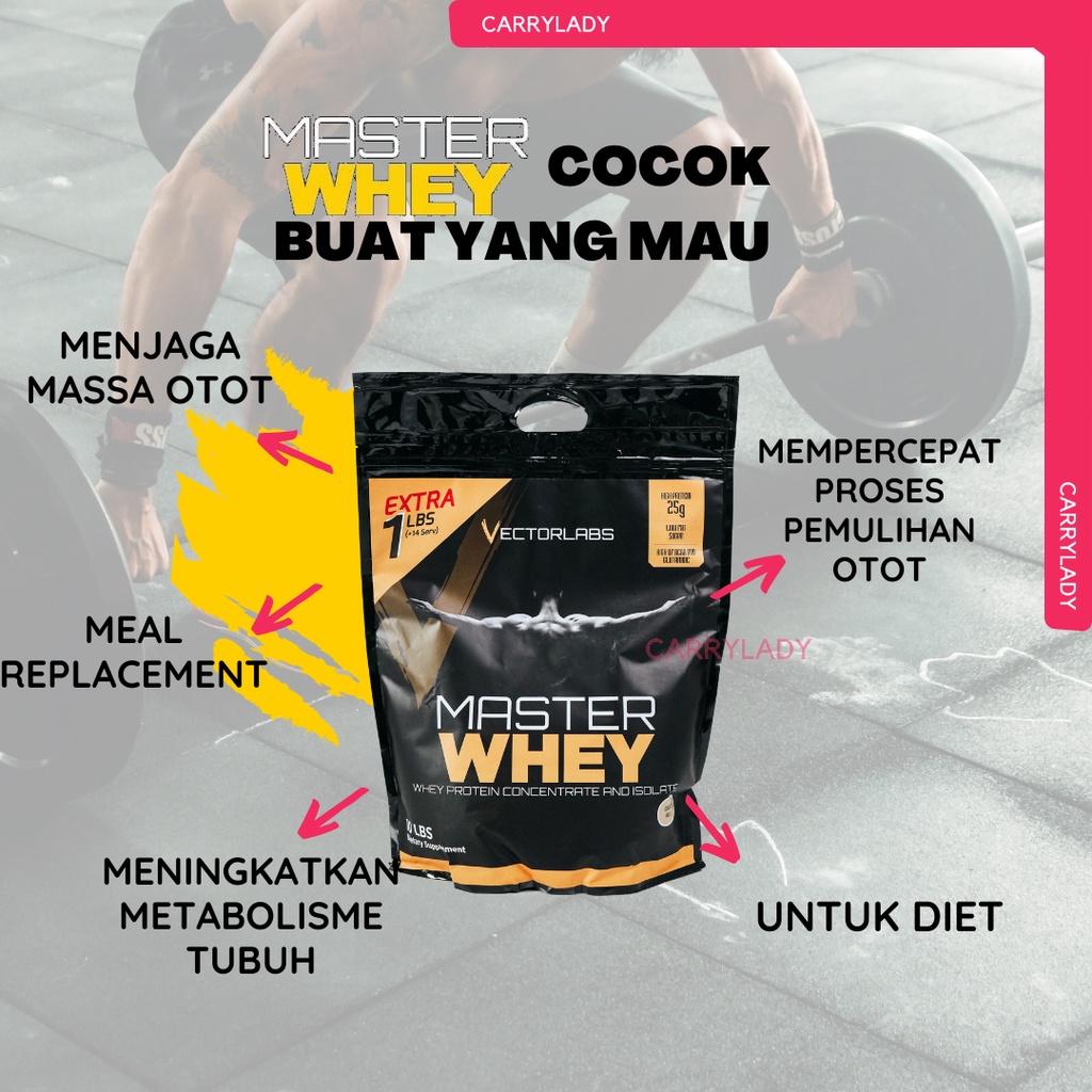 VECTORLABS MASTER WHEY 10 LBS VECTOR LABS WHEY PROTEIN MASTERWHEY PROTEIN 10lbs PROWHEY SUSU GYM ISOLATE