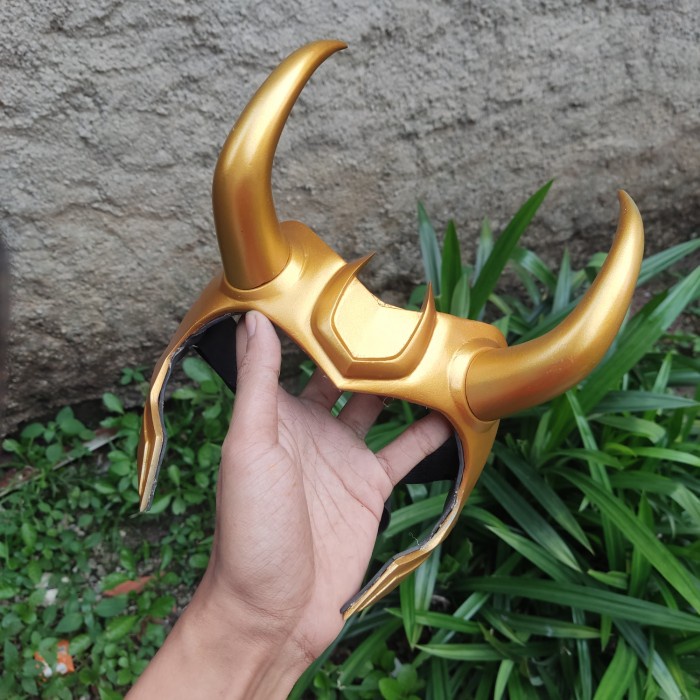 pria-kostum- loki crown marvel / loki horn -kostum-pria.