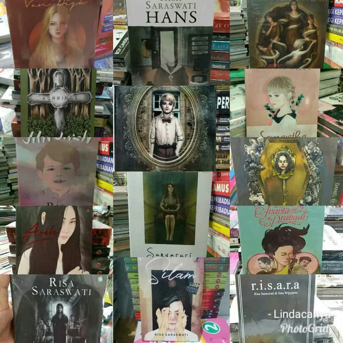 BUKU   Novel RISA SARASWATI Bebas Pilih Judul 3 Buku - DANUR - PETER - Dll