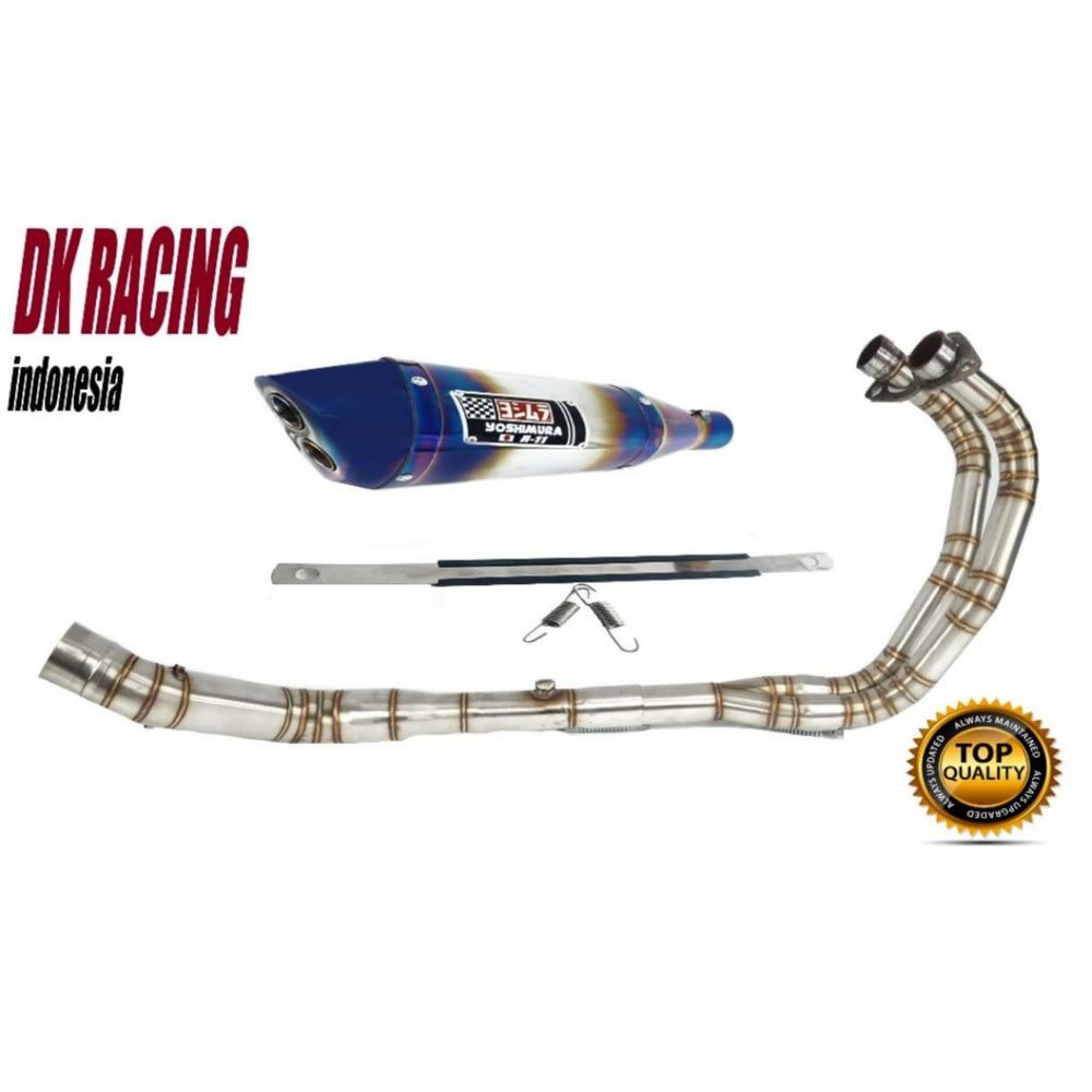 knalpot yoshimura kawasaki z250 yoshimura r11 blue series bac 83