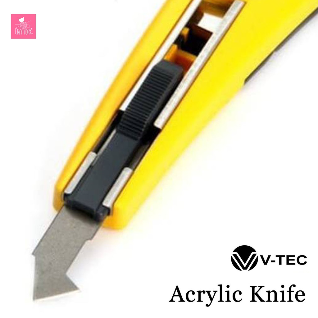 V-TEC ACRYLIC CUTTER KNIFE CK-351 SB ORIGINAL / Pisau Potong Akrilik Home Tools Asli Tahan Karat