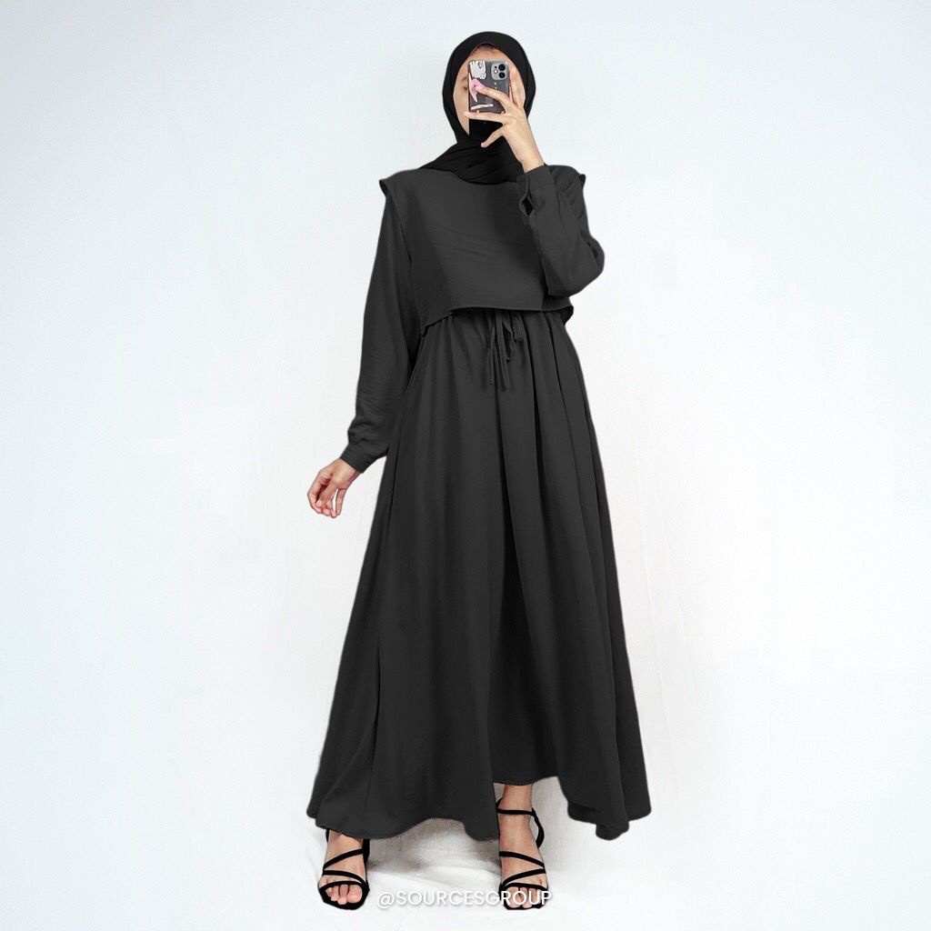 Freya Dress Gamis Muslim Wanita