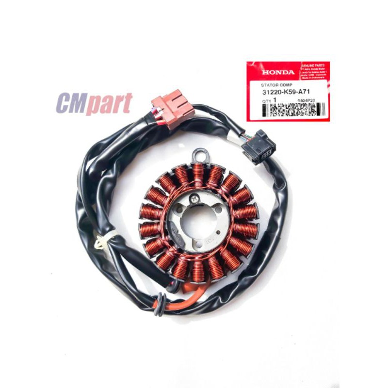 Sensor ckp assy Statorcomp stator comp new vario 150 tahun 2018 keatas 31220-K59-A71 asli HONDA AHM