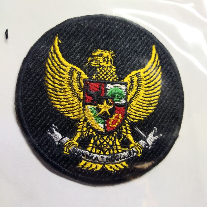 emblem bordir patch garuda indonesia